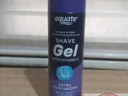 Equate shave gel with vitamin E extra moisturizing paraben free (198g)U.S.A on Sale