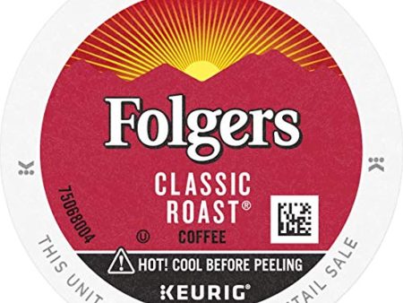 Folgers Classic Roast Coffee, 80 K Cups for Keurig Coffee Makers Hot on Sale