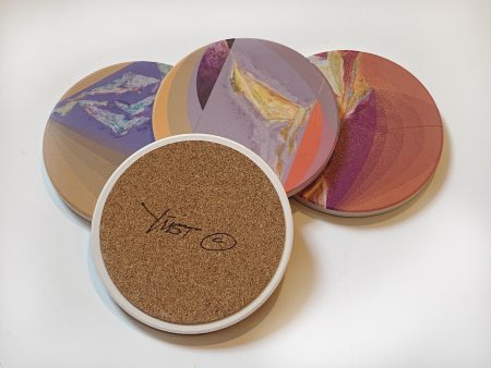 Dave Yūst Coaster Set: Chromaxiologic Series #2 For Cheap