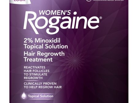 Women s Rogaine Hair Loss and Hair Regrowth Treatment 2% Minoxidil Topical Solution 3-Month Online Sale