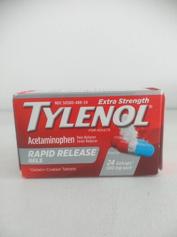 Tylenol Extra Strength Acetaminophen Rapid Release Gels, 24 ct Cheap