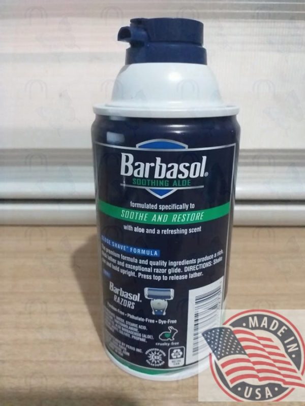 Barbasol Soothing Aloe thick& rich shaving cream (283g) Online Hot Sale