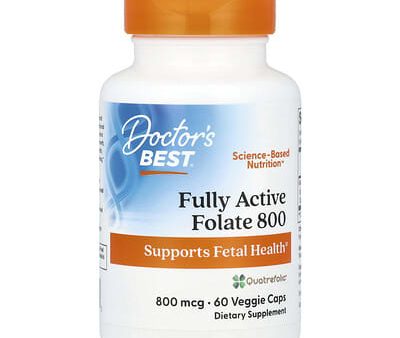 Doctor s Best, Fully Active Folate 800, 800 mcg, 60 Veggie Caps Online Hot Sale