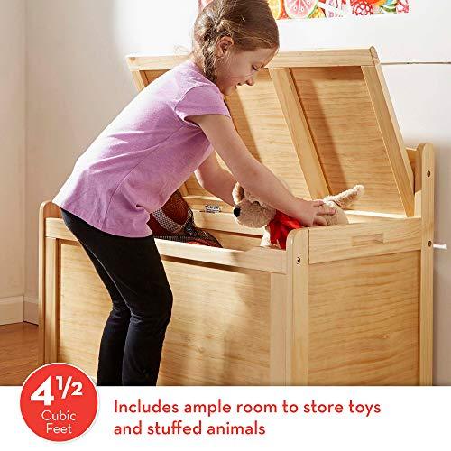 Melissa & Doug Wooden Toy Chest - Natural & Wooden Toy Chest - Espresso Hot on Sale