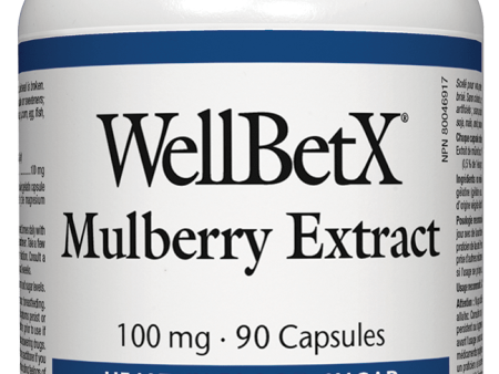 Natural Factors WellBetX Mulberry Extract 100 mg, 90 caps For Cheap