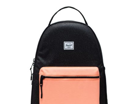 Herschel Kids Nova 20L Backpack - Black Sparkle   Neon Peach Cheap