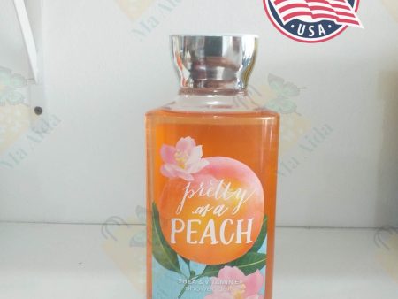 Bath & and Body Works Pretty As a Peach shea & vitamin E shower gel 10 fl oz   295 ml For Sale