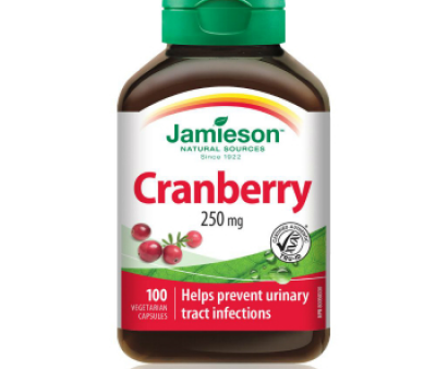 Jamieson Cranberry 250 mg, 100 Capsules Hot on Sale