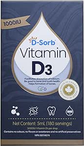 D-Sorb Vitamin D3 1000IU 5ml (180 servings) on Sale