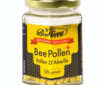 Bee Happy 100% Canadian Bee Pollen 120 capsules Discount