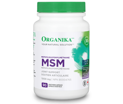 Organika MSM (Methyl-Sulfonyl-Methane) 1000 mg 90 vegetarian capsules on Sale