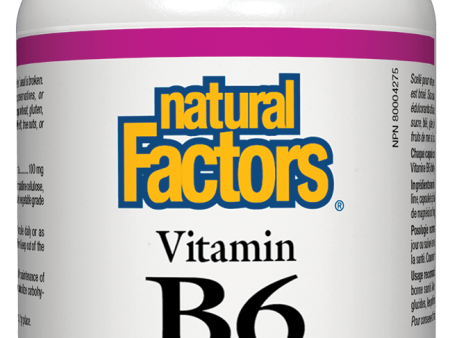 Natural Factors Vitamin B6 100 mg ，90 capsules Online Hot Sale