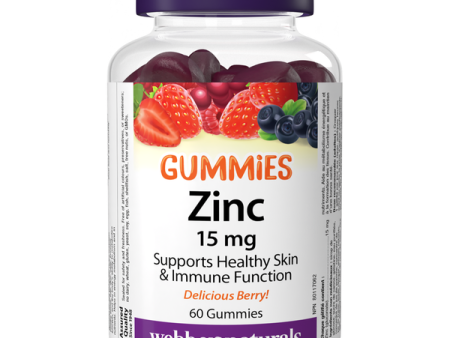 Webber Naturals Zinc 15 mg 60 Gummies Online Sale