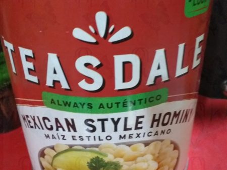 TEASDALE mexican  style hominy ( 6lb, 108 oz)3.06kg For Sale