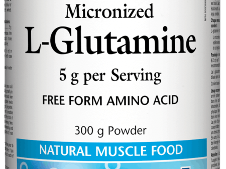 Natural Factors- L-Glutamine 300g Powder, Unflavoured on Sale