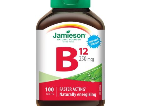 Jamieson Vitamin B12 Methylcobalamin 250 mcg 100 tablets For Cheap