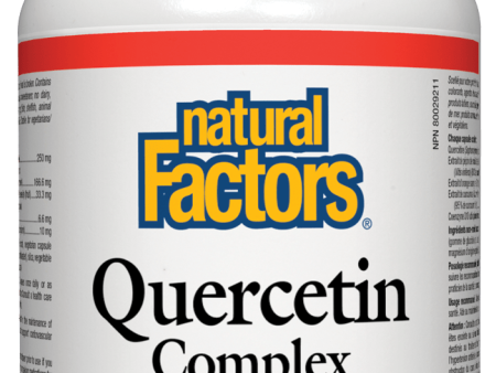 Natural Factors Quercetin Complex with Grapeseed, Turmeric & CoQ10 , 90 vegetarian caps Hot on Sale