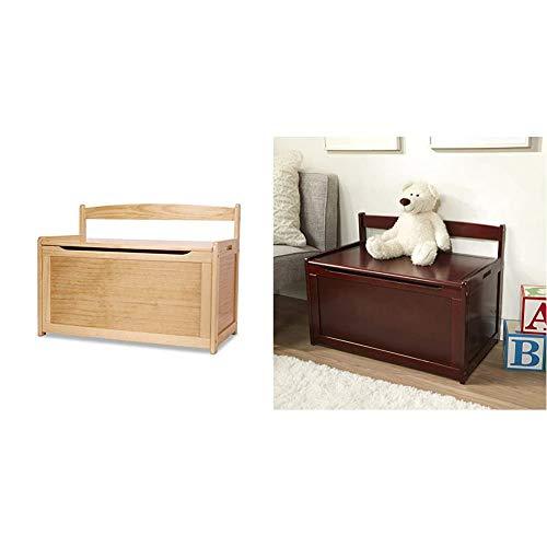 Melissa & Doug Wooden Toy Chest - Natural & Wooden Toy Chest - Espresso Hot on Sale