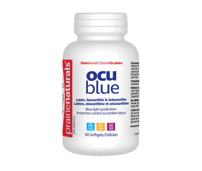 Prairie Naturals Ocu Blue - Lutein, Zeaxanthin & Astaxanthin, 60 Softgels Sale