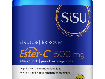 SISU Ester-C® 500 mg Chewable, Citrus Punch, 90 tabs Cheap