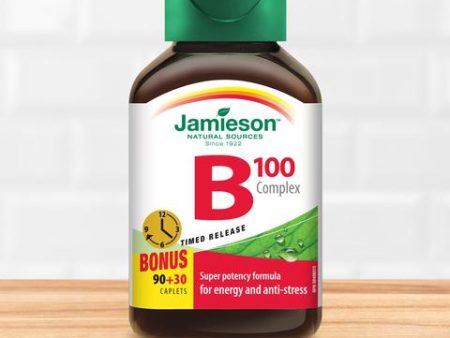 Jamieson B-Complex 100mg, Time Release, 90+30 Cheap