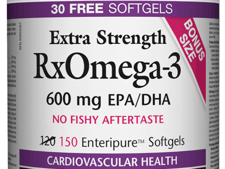 Natural Factors BONUS RxOmega-3 Factors, 120 softgels + 30 FREE Supply