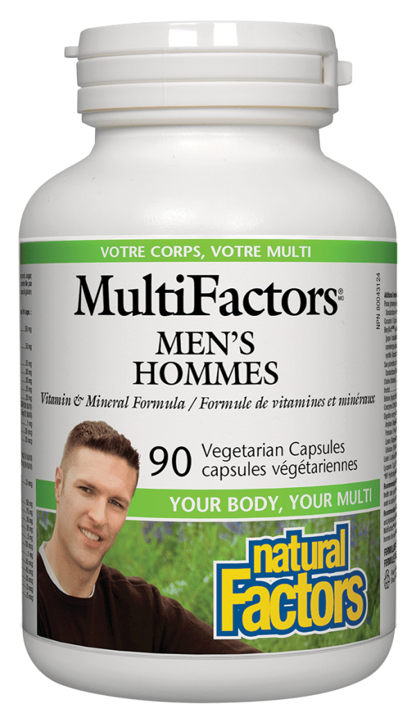 Natural Factors MultiFactors Men s, 90 VegiCap Online Hot Sale