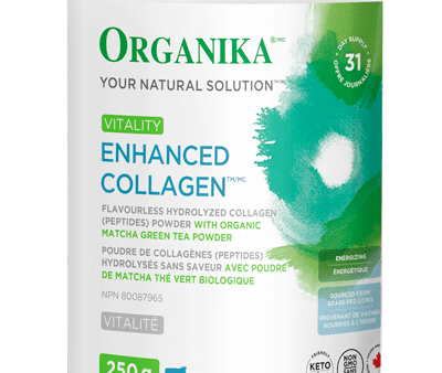 Organika Enhanced Collagen Vitality Matcha 250g Supply