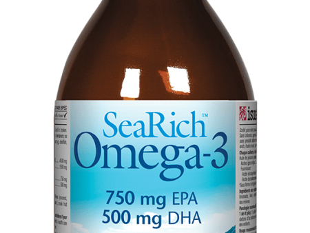 Natural Factors SeaRich Omega-3 750 mg EPA   500 mg DHA 200 ml Coconut Lime Fashion