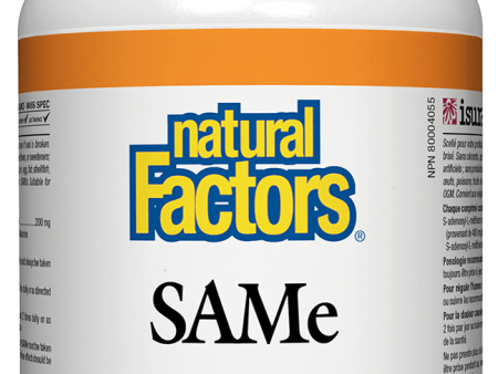 Natural Factors SAMe 200mg, 60 tabs Fashion