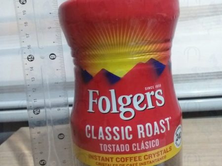 Folgers Classic roast instant coffee crystal make 240 cups(16 oz)453g Online