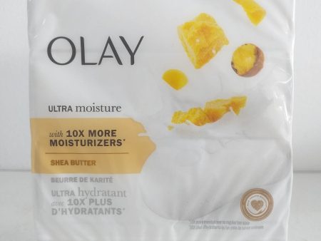 Olay 10xMoisture Ultra Moisture Shea Butter Beauty Bar 3.75 oz, 4 bar soap Online Hot Sale