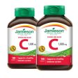 2 x Jamieson Vitamin C Time Release 100 caplets Bundle Fashion