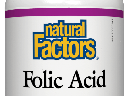 Natural Factors Folic Acid 1 mg, 180 tabs Online Sale