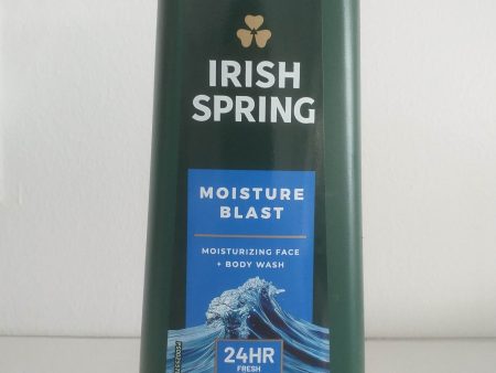 Irish Spring Moisture Blast Scented Body Wash for Men, 20 oz(591ml) on Sale