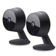 Laview Home Security Camera HD 1080P(2 Pack) AI Human Detection,Include 2 SD Cards,32GB Two-Way Audio,Night Vision,WiFi Indoor Surveillance for Baby pet,Alexa and Google,Cloud Service (US Server) Online