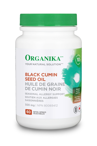 Organika Black Cumin Seed Oil 500 mg 60 softgels For Discount