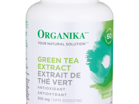 Organika Green Tea Extract 300mg 60 vcaps For Discount