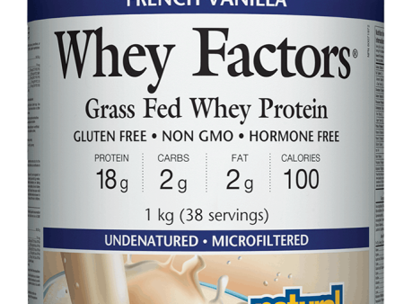 Natural Factors Whey Factors™ High Protein Formula - French Vanilla Flavour For Discount