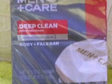 DOVE men+care deep clean moisturizing  body+face soap 4 bars(425g)pack Supply