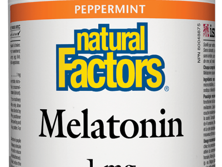 Natural Factors Melatonin 1 mg, 180 Sublingual Tablets For Discount