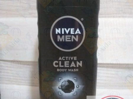 Nivea men Active Clean Body wash w natural Charcoal deep clean (500ml) U.S.A Discount