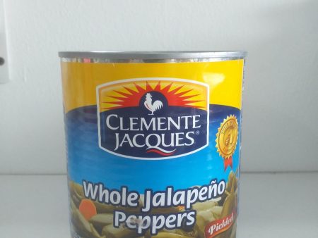 Clemente Jacques Whole Jalapeno Peppers, Pickled Jalapeno Peppers, 26 oz(737g) Can For Cheap