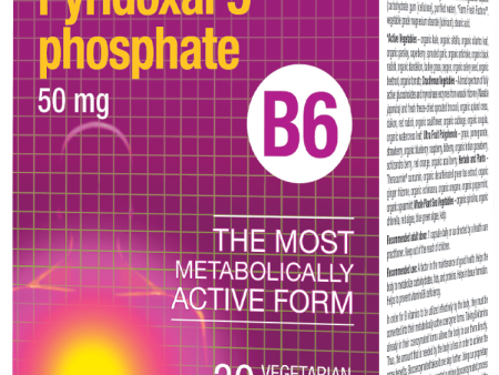 Natural Factors BioCoenzymated™ Pyridoxal 5’- phosphate B6, 50 mg, 30 veg capsules Hot on Sale