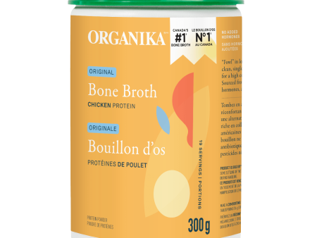 Organika Chicken Bone Broth Original Protein Powder 300g Online now