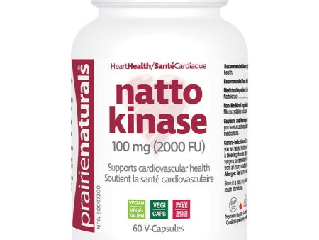 Prairie Naturals Nattokinase 60 vegetarian capsules Sale