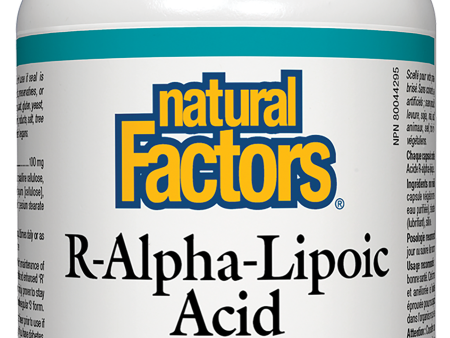 Natural Factors R-Alpha-Lipoic Acid, 100 mg, 60 capsules on Sale