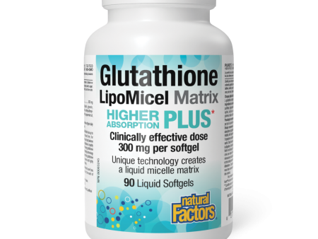 Natural Factors Glutathione LipoMicel Matrix, 90 liquid softgels Sale