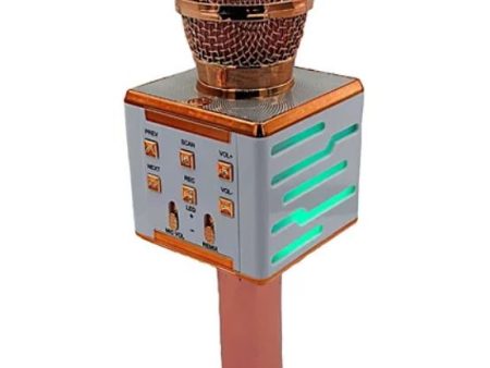 Perfect Pitch Wireless Karaoke Microphone and Recorder Rose Gold, For Discount