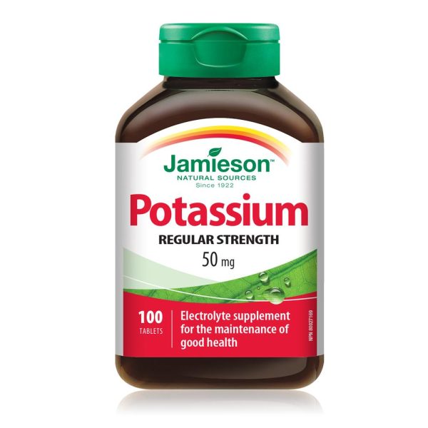 Jamieson Potassium 50mg, 100 tablets Fashion